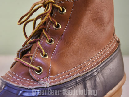 D202 USA製 L.L.Bean ビンテージ ビーンブーツ 茶 メンズ 9GM 27cm