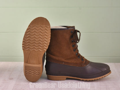 D206 カナダ製 SOREL ビンテージ スノーブーツ 茶 メンズ 10 28cm