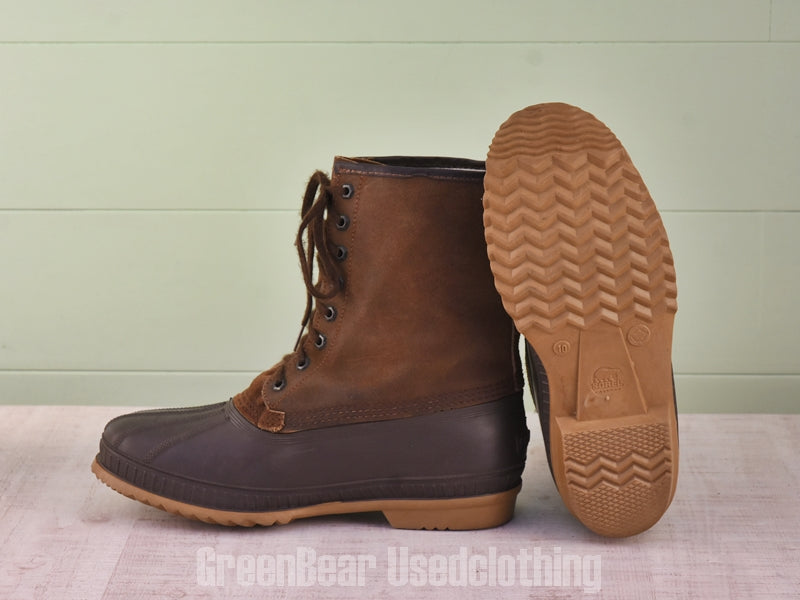 D206 カナダ製 SOREL ビンテージ スノーブーツ 茶 メンズ 10 28cm