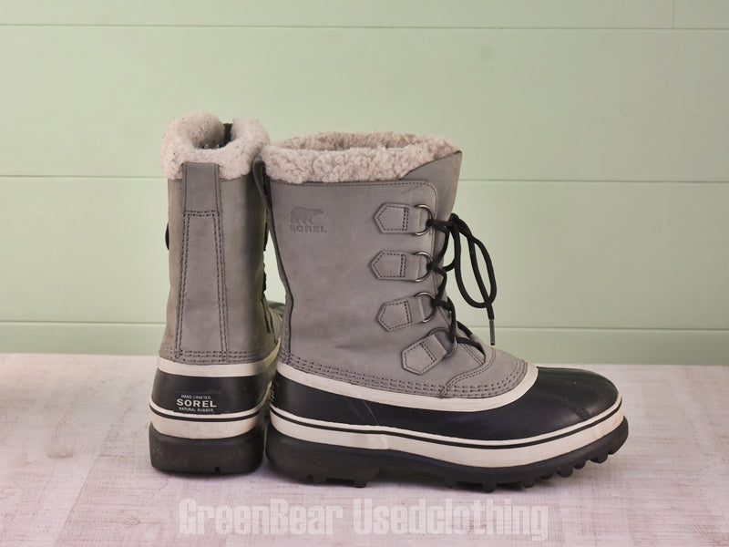 D207 レディース SOREL スノーブーツ グレー 24.5cm