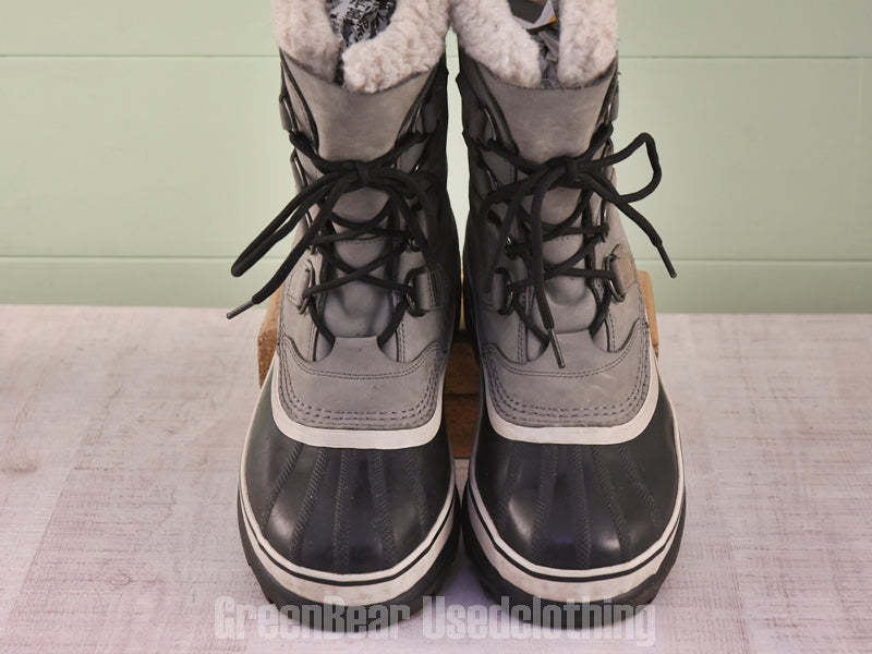 D207 レディース SOREL スノーブーツ グレー 24.5cm