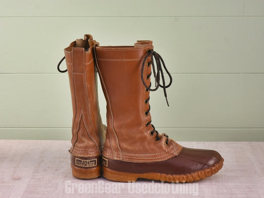 D208 USA製 L.L.Bean ビンテージ ビーンブーツ 茶 レディース 23.5～24cmくらい