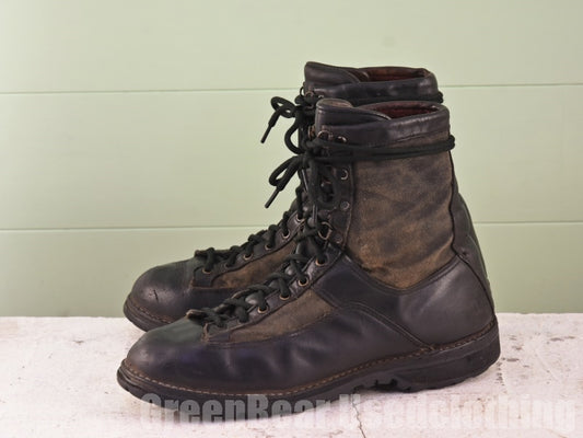 USA製 Danner  ビンテージ ワークブーツ 黒 メンズ 11.5B 29.5cm A395