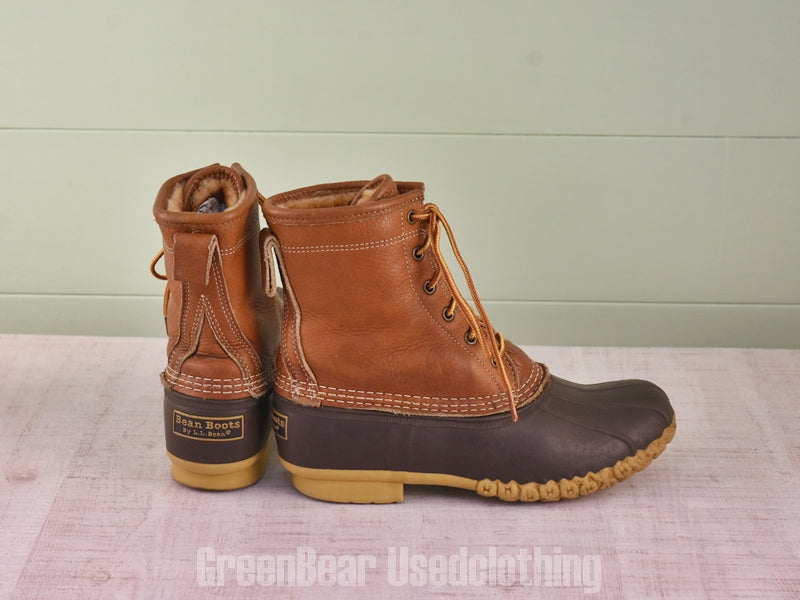 D255 USA製 L.L.Bean ビーンブーツ インナーボア 茶 メンズ 25cmくらい
