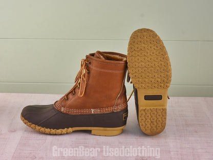 D255 USA製 L.L.Bean ビーンブーツ インナーボア 茶 メンズ 25cmくらい
