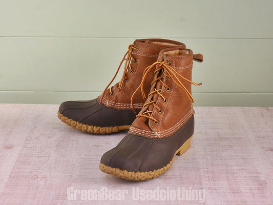 D256 USA製 L.L.Bean ビーンブーツ インナーボア 茶 メンズ 26cmくらい