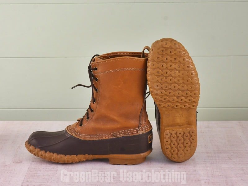 E501 USA製 L.L.Bean ビンテージ ビーンブーツ 茶 メンズ 10LM 28cm