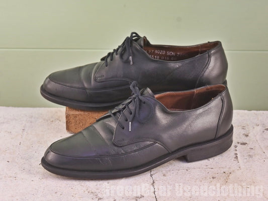 チェコスロバキア製 STATUS IMPERIAL ビンテージ ビジネスシューズ Uチップ 黒 メンズ 9D 27cm Z261