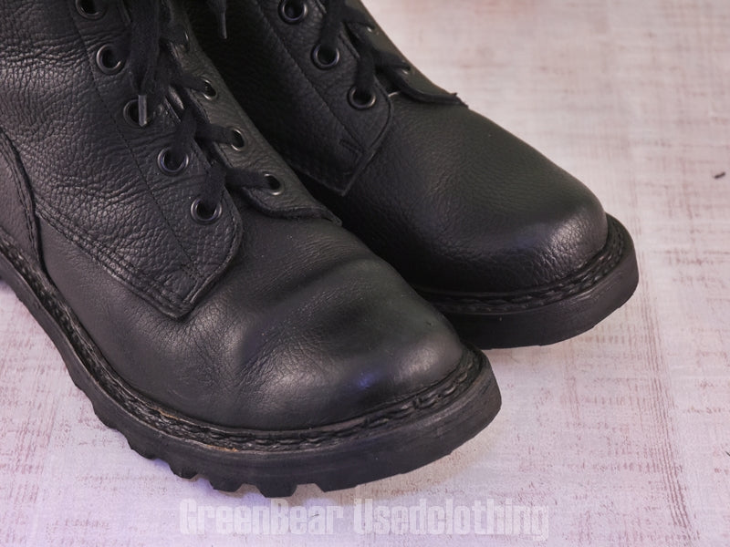E511 ビンテージ RUGAK ベルギー軍ブーツ 黒 メンズ 44 27cm