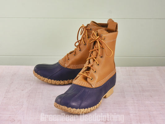 E522 USA製 L.L.Bean ビーンブーツ 茶 レディース 7M 24cm