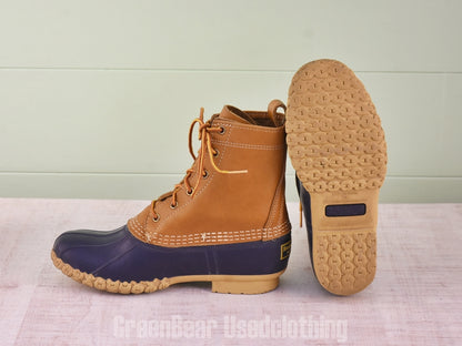 E522 USA製 L.L.Bean ビーンブーツ 茶 レディース 7M 24cm