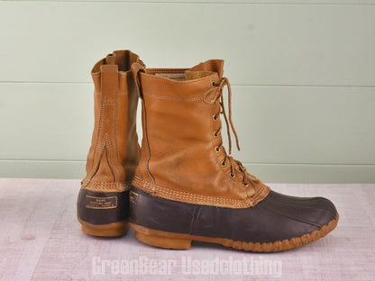 E525 USA製 L.L.Bean ビンテージ ビーンブーツ 茶 メンズ 10GM 28cm