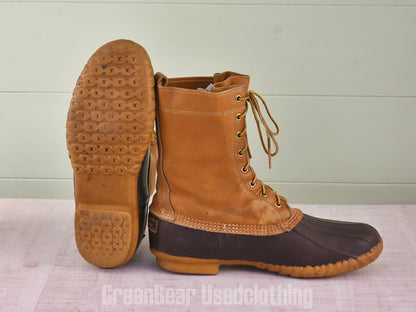 E525 USA製 L.L.Bean ビンテージ ビーンブーツ 茶 メンズ 10GM 28cm