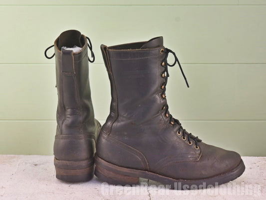 USA製 HATHORN BOOT ビンテージ ロガーブーツ 黒 メンズ 11B 29cm Z273