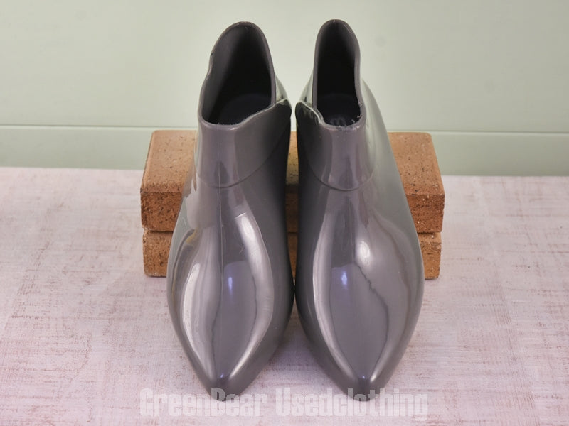 E530 レディース melissa レインブーツ グレー 38 24cm