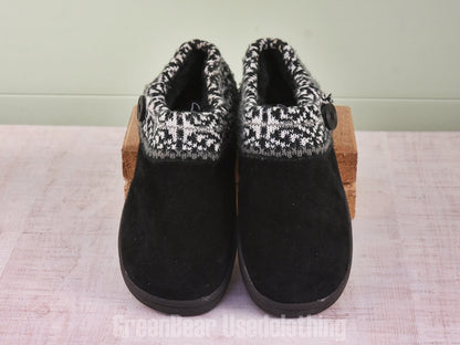 E532 メンズ Clarks サンダル スウェード 黒 11 28cm