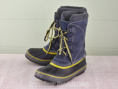 E538 レディース キッズ L.L.Bean ビーンブーツ 青系 kid's4 22.5cm
