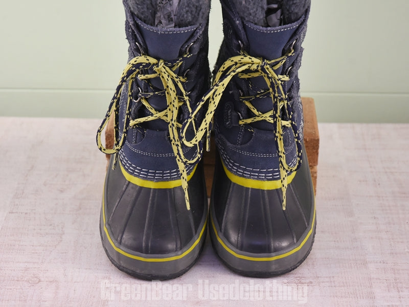E538 レディース キッズ L.L.Bean ビーンブーツ 青系 kid's4 22.5cm