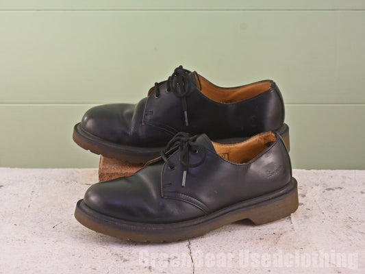 レディース Dr.Martens 3ホールシューズ プレーントゥ 黒 39 24.5cm Z290