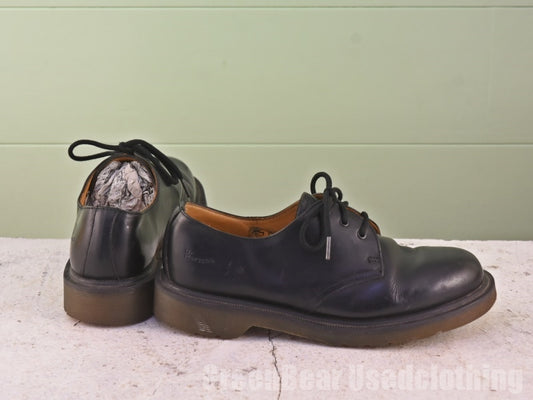 レディース Dr.Martens 3ホールシューズ プレーントゥ 黒 39 24.5cm Z290