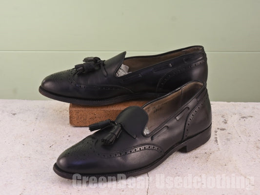 USA製 ALDEN ビンテージ タッセルローファー 黒 メンズ 10A/C 28cm A519