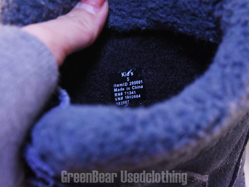 E565 レディース キッズ L.L.Bean スノーブーツ 紺系 kids5 23.5cm