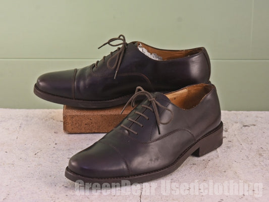 メンズ mack james ビジネスシューズ ストレートチップ 茶 8 26cm C230