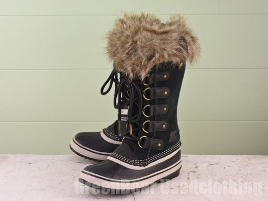 レディース SOREL スノーブーツ 黒 23cm A537