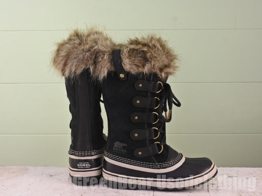 レディース SOREL スノーブーツ 黒 23cm A537