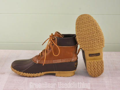 E571 USA製 L.L.Bean ビーンブーツ 茶 レディース 24cmくらい