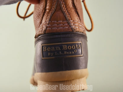 E571 USA製 L.L.Bean ビーンブーツ 茶 レディース 24cmくらい