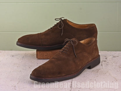 メンズ Bexley ビジネスシューズ  スウェード  茶 45W 27.5cm C232