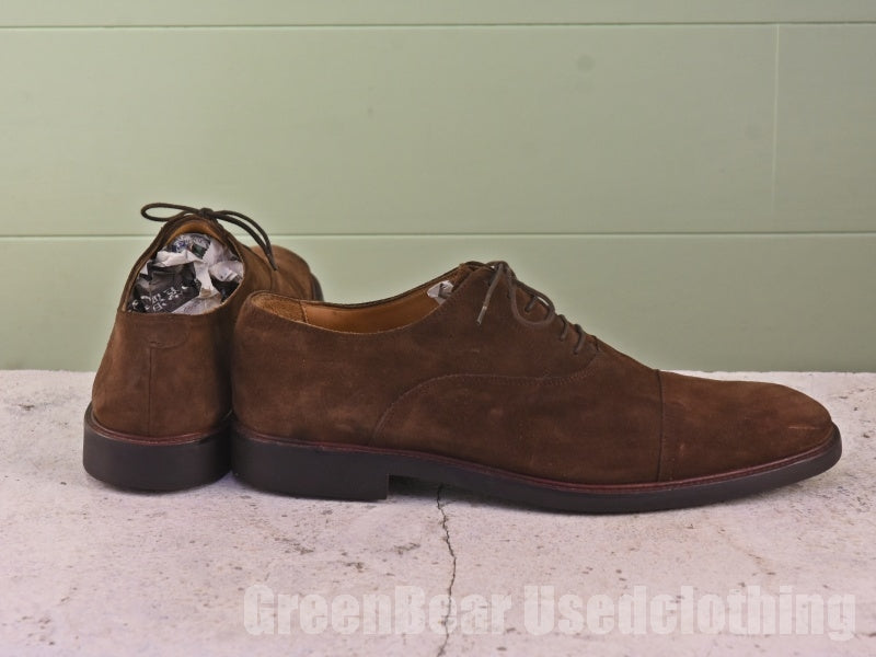 メンズ Bexley ビジネスシューズ  スウェード  茶 45W 27.5cm C232