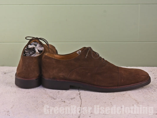 メンズ Bexley ビジネスシューズ  スウェード  茶 45W 27.5cm C232