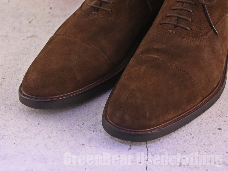 メンズ Bexley ビジネスシューズ  スウェード  茶 45W 27.5cm C232
