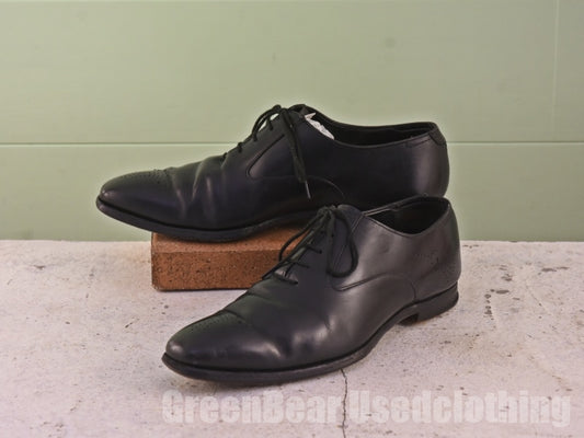 イギリス製 Crockett&Jones ビンテージ ドレスシューズ 黒 メンズ 8E 26cm C234