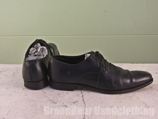 イギリス製 Crockett&Jones ビンテージ ドレスシューズ 黒 メンズ 8E 26cm C234