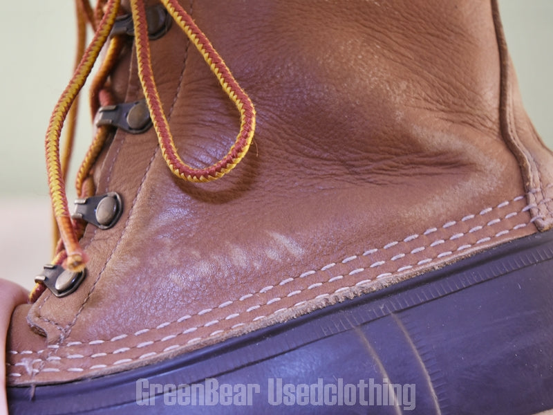 E577 USA製 L.L.Bean ビーンブーツ 裏地付き 茶 メンズ 25cmくらい