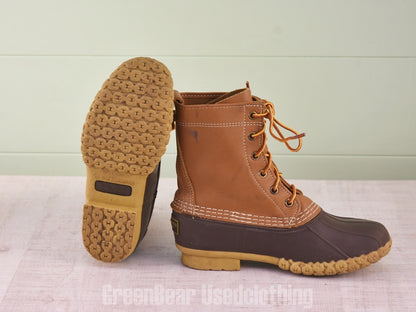 E587 USA製 L.L.Bean ビーンブーツ 茶 レディース 23cmくらい