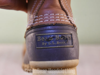 E587 USA製 L.L.Bean ビーンブーツ 茶 レディース 23cmくらい