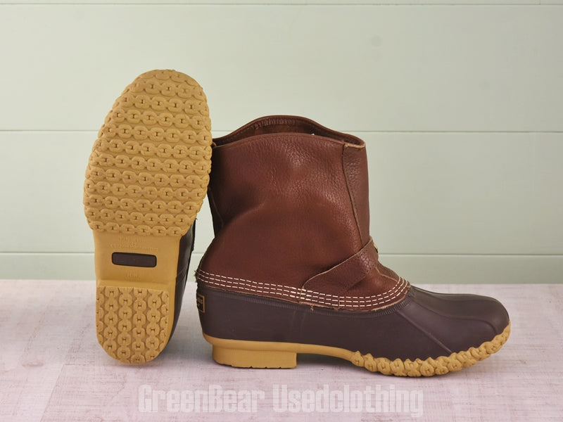 E593 USA製 L.L.Bean ビーンブーツ ワイズ広め 茶 メンズ 10W 28cm
