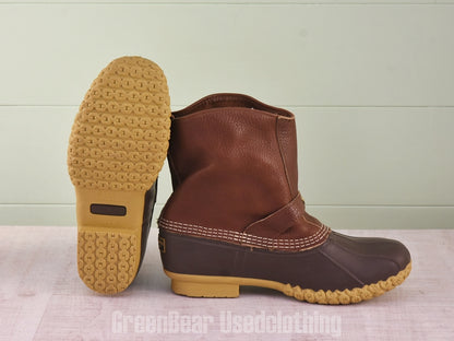 E593 USA製 L.L.Bean ビーンブーツ ワイズ広め 茶 メンズ 10W 28cm