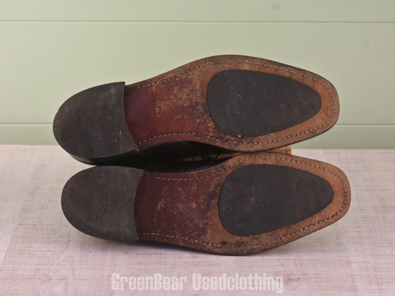 E035 FLORSHEIM ビジネスシューズ ウイングチップ メンズ 茶 11D 29cm
