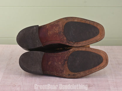 E035 FLORSHEIM ビジネスシューズ ウイングチップ メンズ 茶 11D 29cm