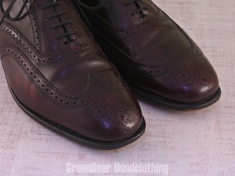 E035 FLORSHEIM ビジネスシューズ ウイングチップ メンズ 茶 11D 29cm