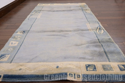 RAGL200 ビンテージトライバルラグ ウール絨毯 136cm×72cm