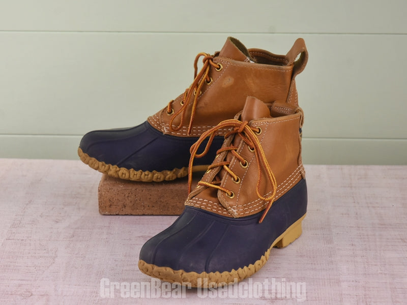 E634 USA製 L.L.Bean ビーンブーツ 茶 レディース 7M 24cm