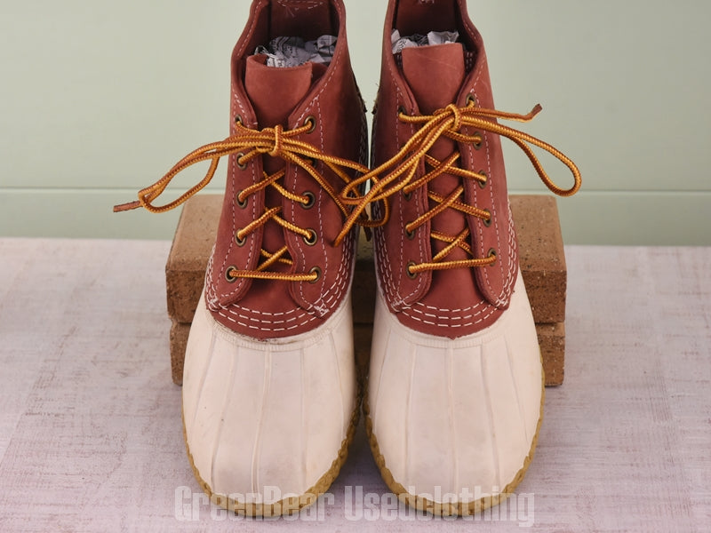 E637 USA製 L.L.Bean ビーンブーツ エンジ レディース W7M 24cm
