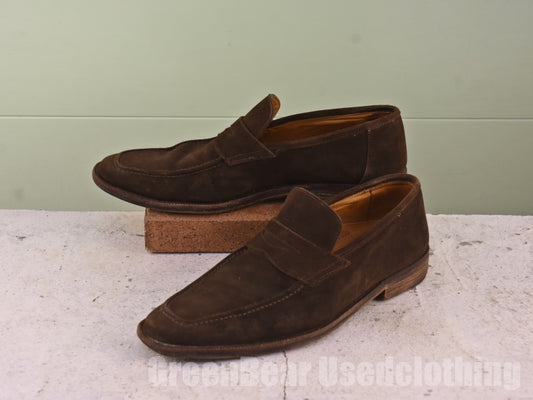 イタリア製 CERRUTI 1881 コインローファー 茶 メンズ 8 26cm A601