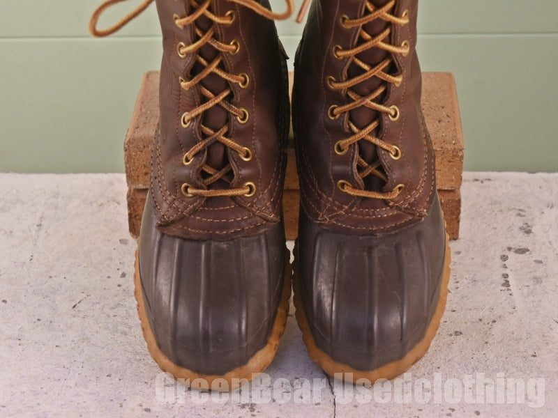 USA製 L.L.Bean ビンテージ ビーンブーツ 筆記体タグ 茶 レディース 23cmくらい C286